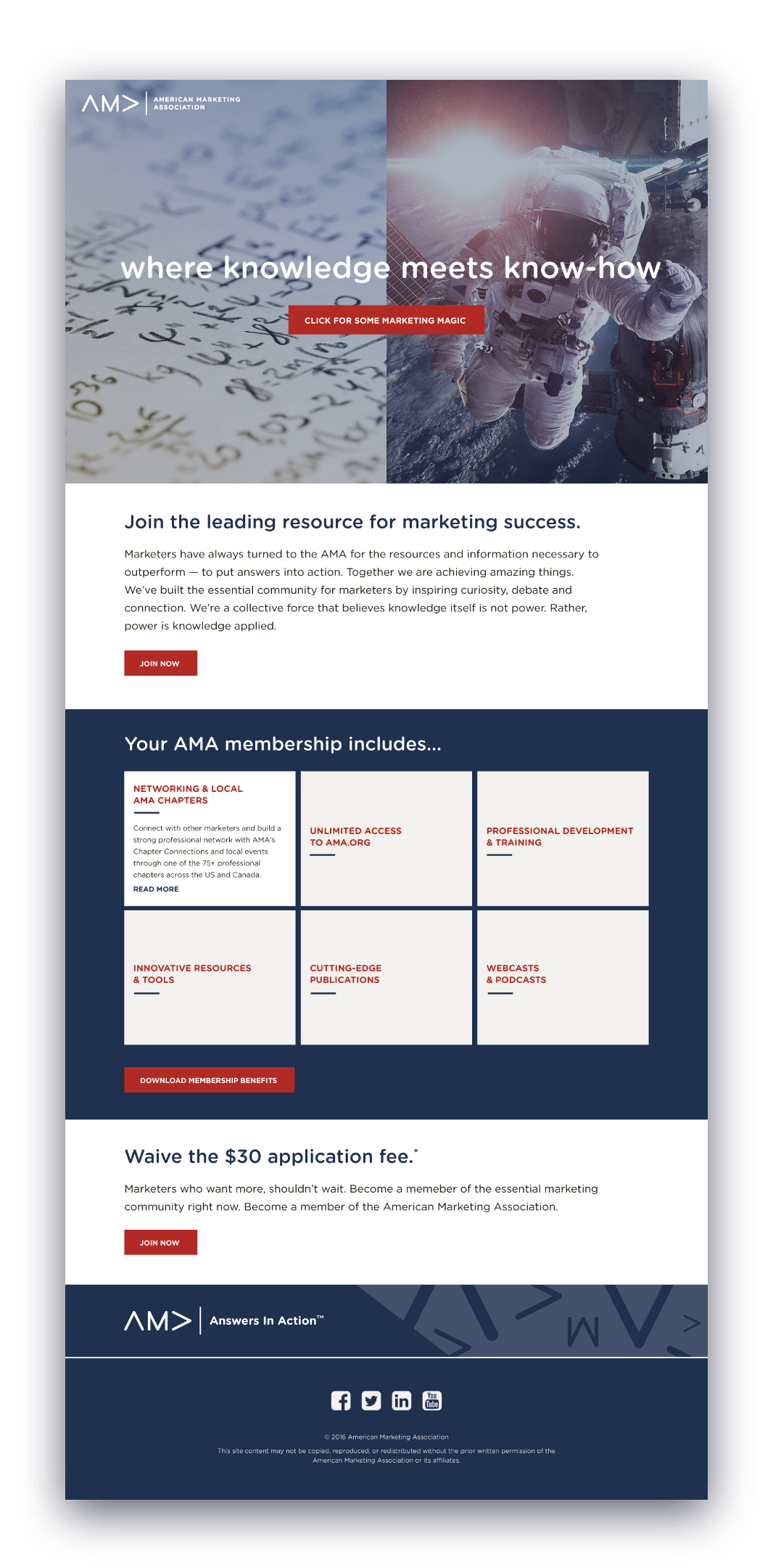 AMA The American Marketing Association