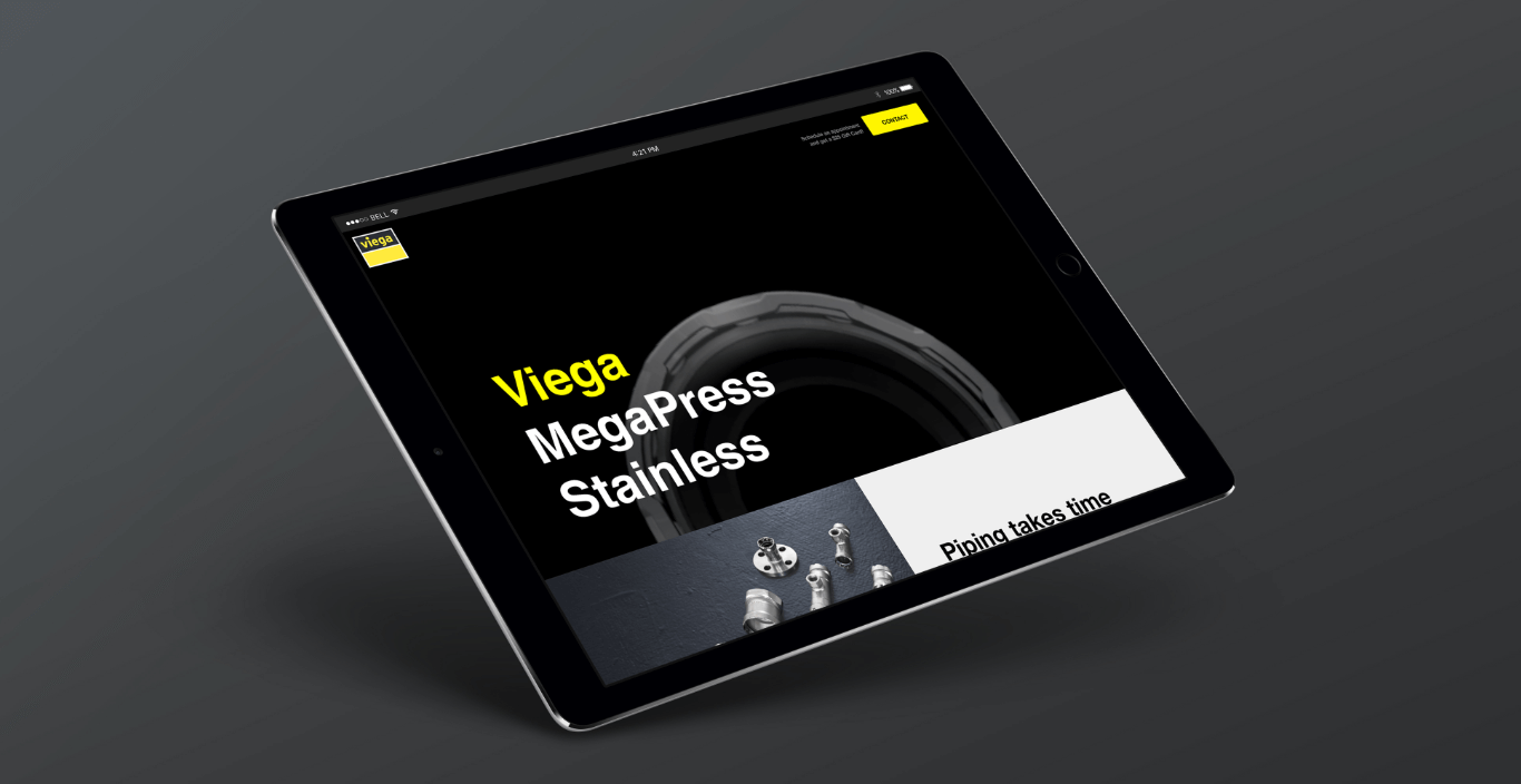 Viega Landing Page