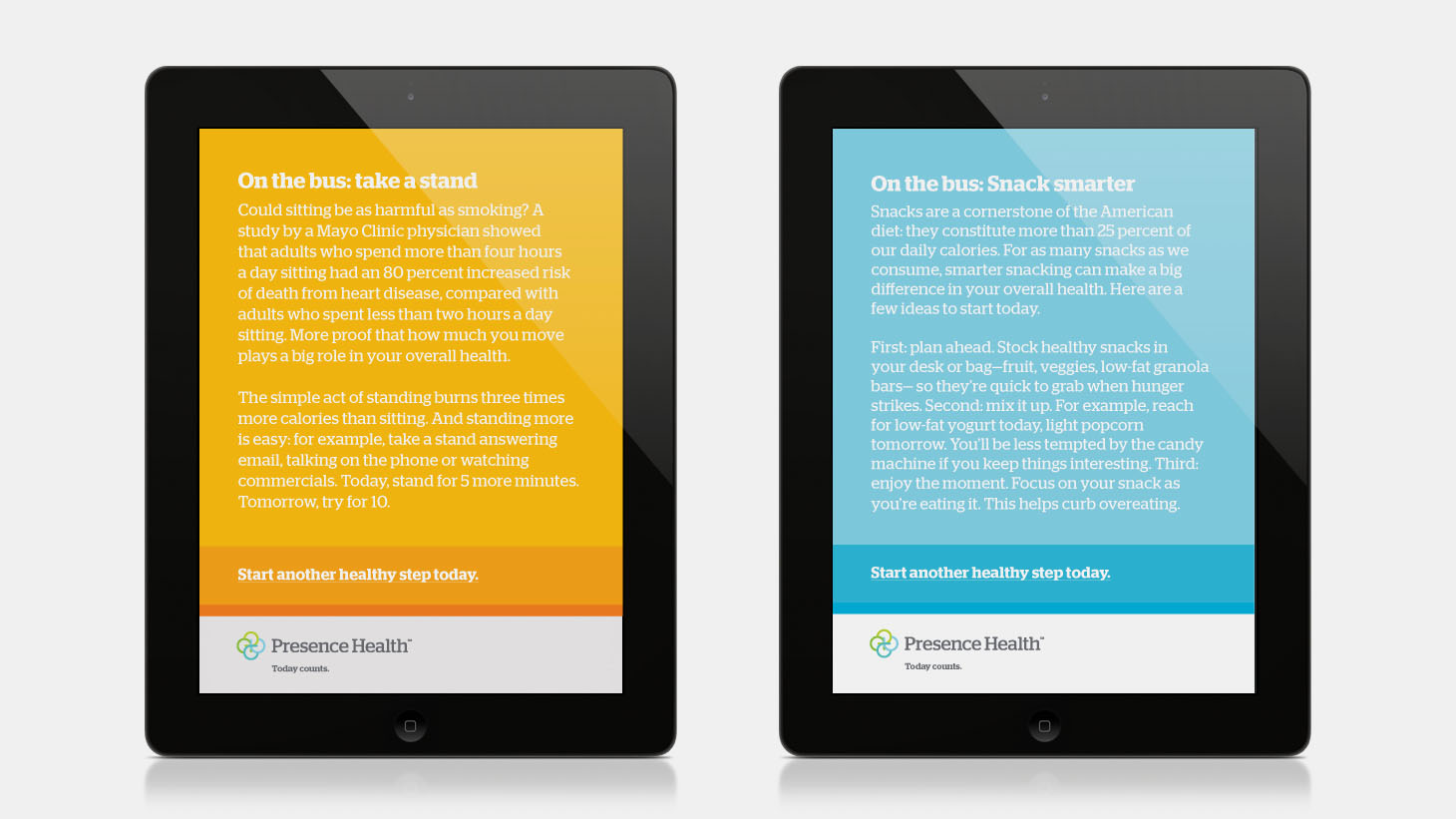 Presence Health Mobile Tips - The Motion Agency case study