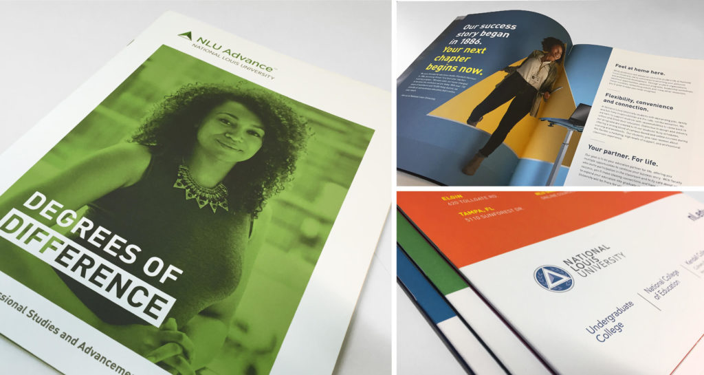 National Louis University Print Collateral