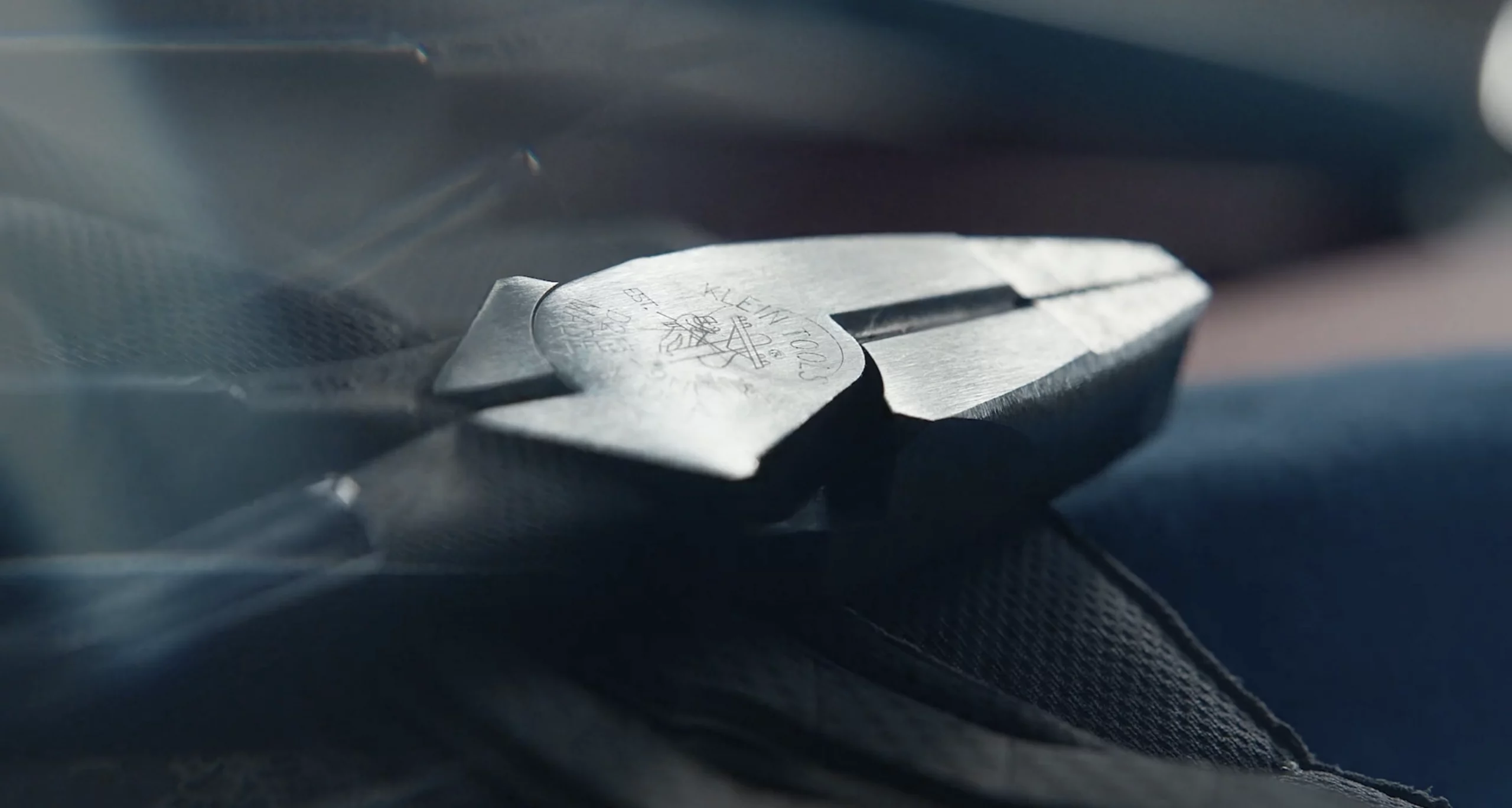 Close up shot of Klein Tools pliers